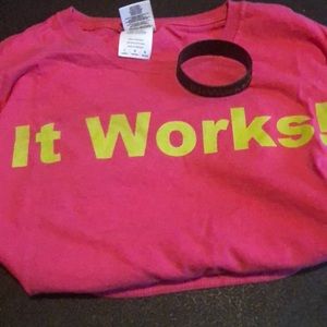 It Works! T-shirt with arm band included